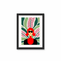 Crimson Cool Unframed Art Print
