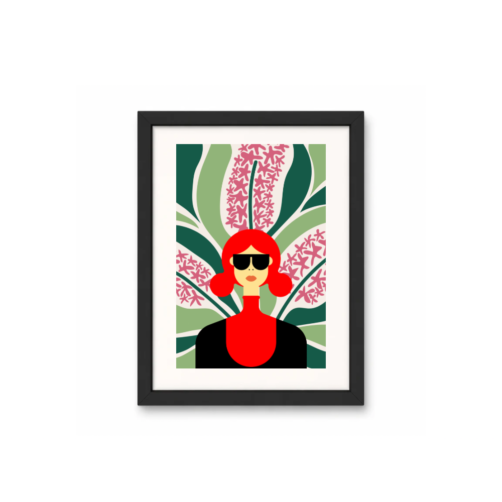 Crimson Cool Unframed Art Print