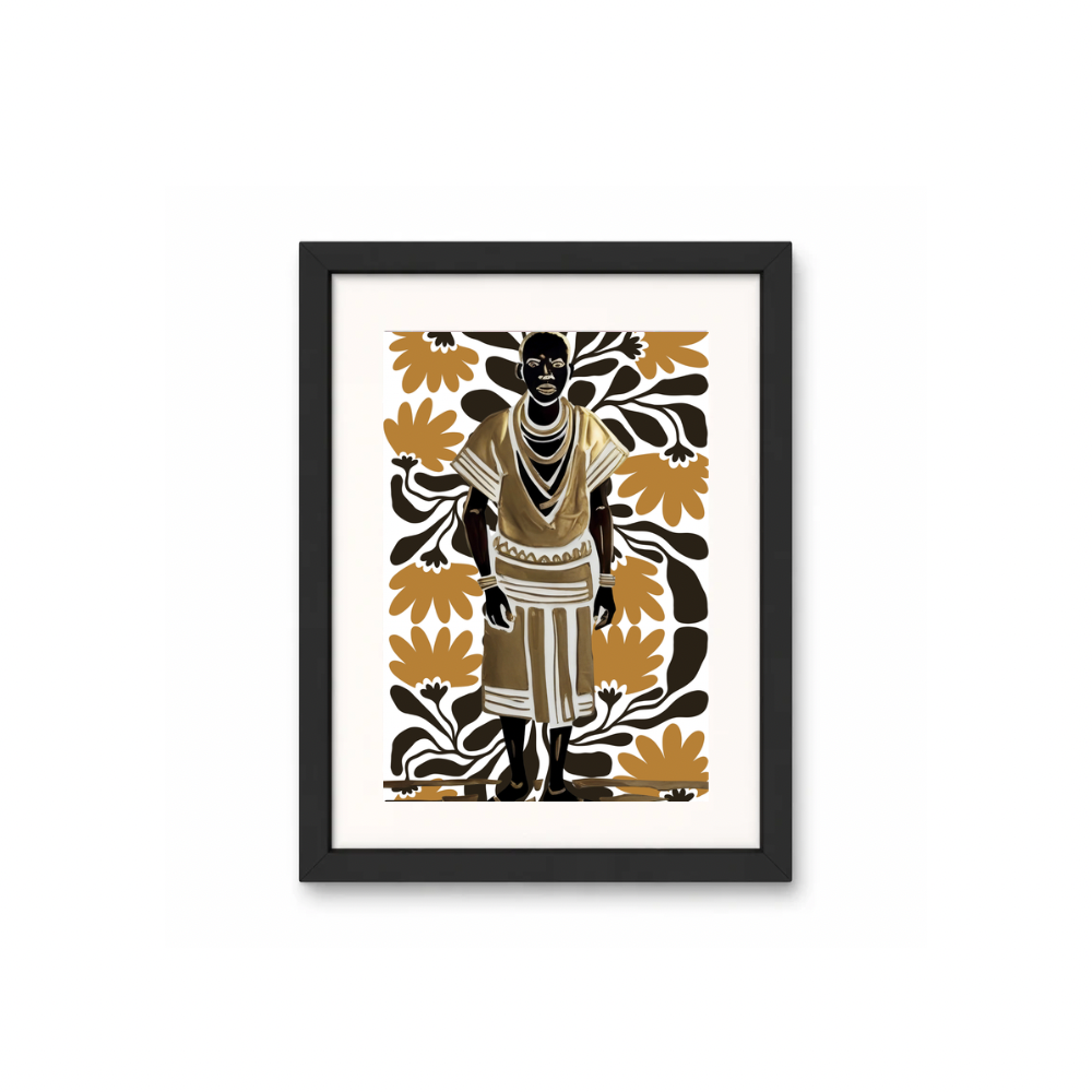 Rooted in Gold Art Print