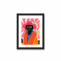 Radiance in Her Rhythm Unframed Art Print
