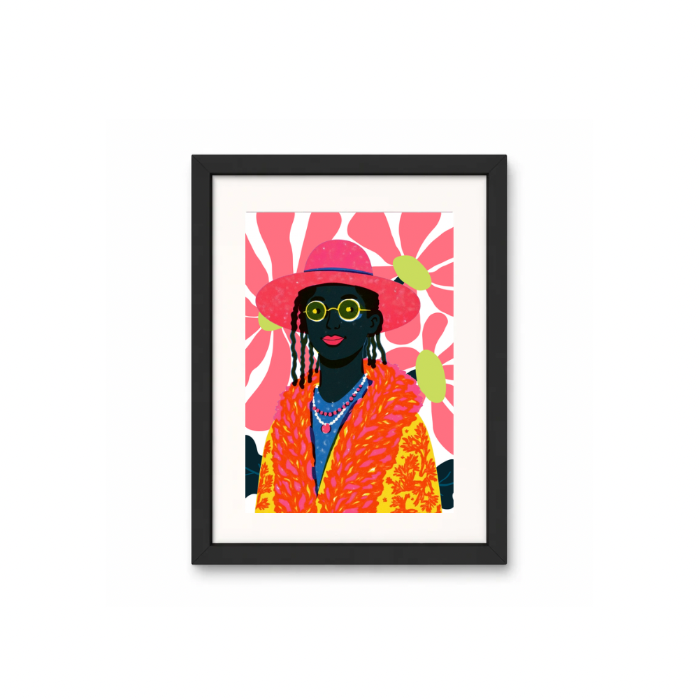 Radiance in Her Rhythm Unframed Art Print