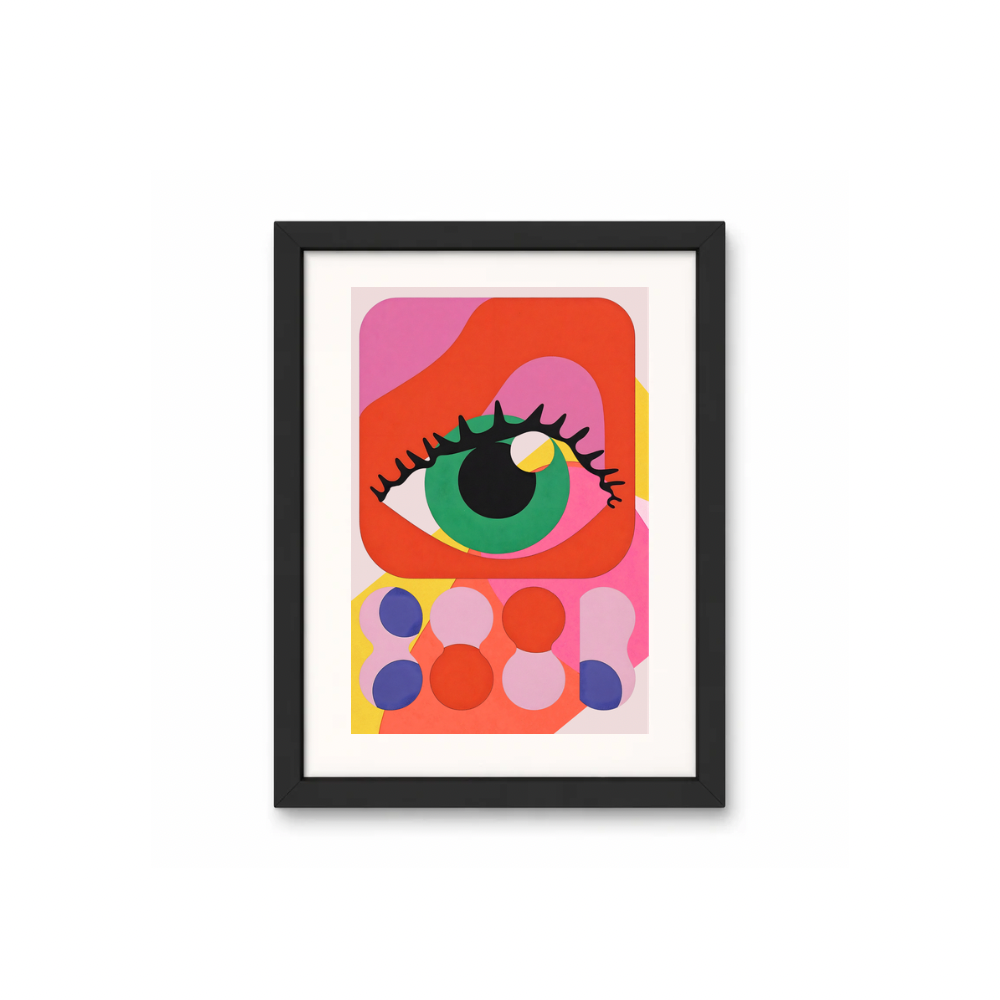 All Seeing Color Unframed Art Print