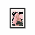 Bold Blush  Unframed Art Print