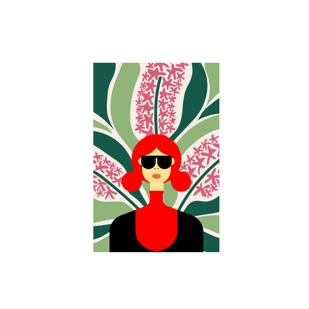 Crimson Cool Unframed Art Print